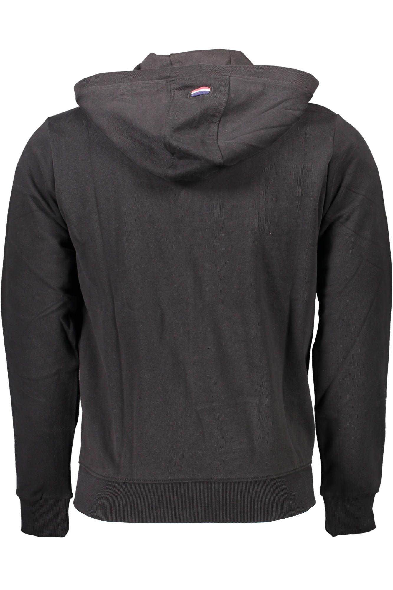 Black Cotton Men's Sweatshirt