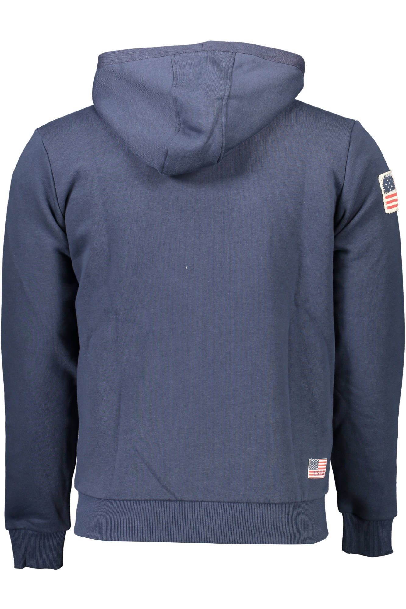 Blue Cotton Men Sweatshirt