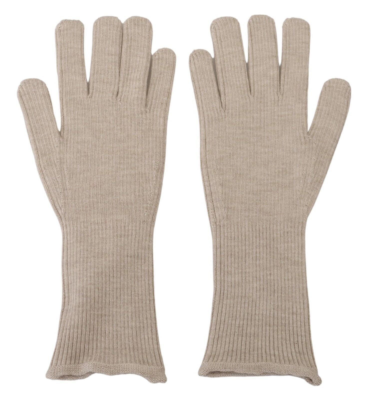 Ivory Cashmere Silk Hands Mitten Mens Gloves