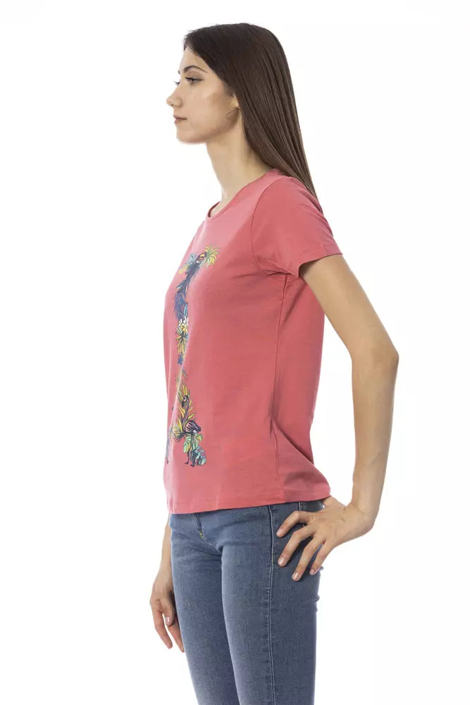 Fuchsia Cotton T-Shirt