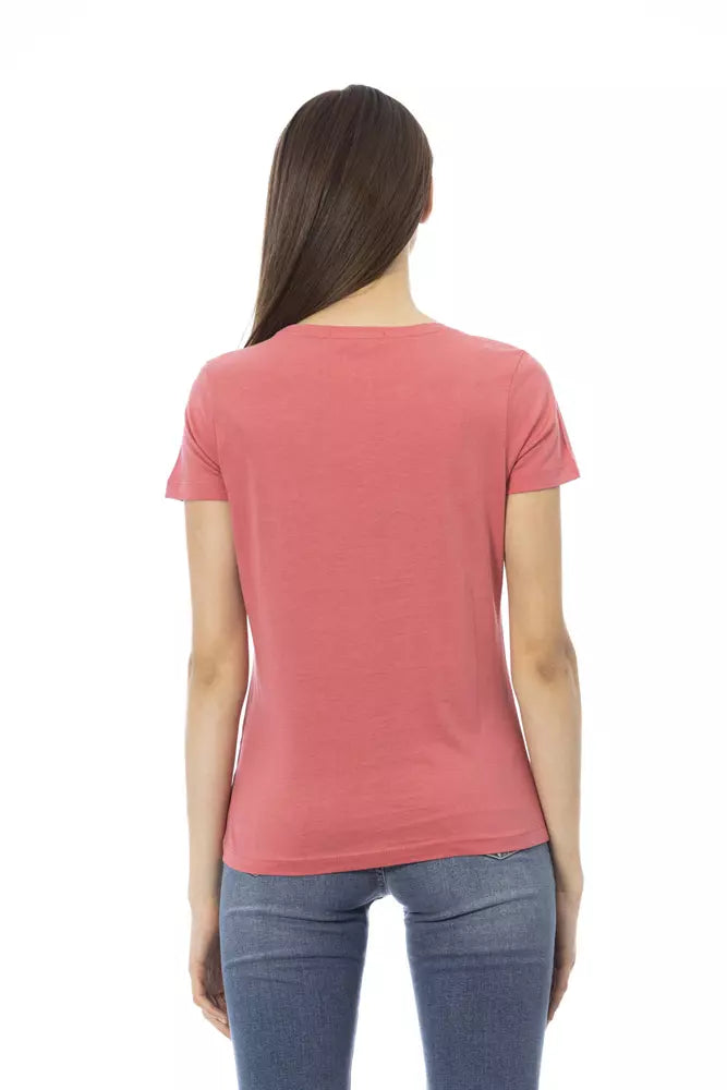 Fuchsia Cotton T-Shirt