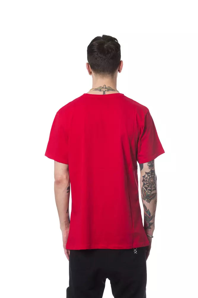 Red Cotton Men's T-Shirt