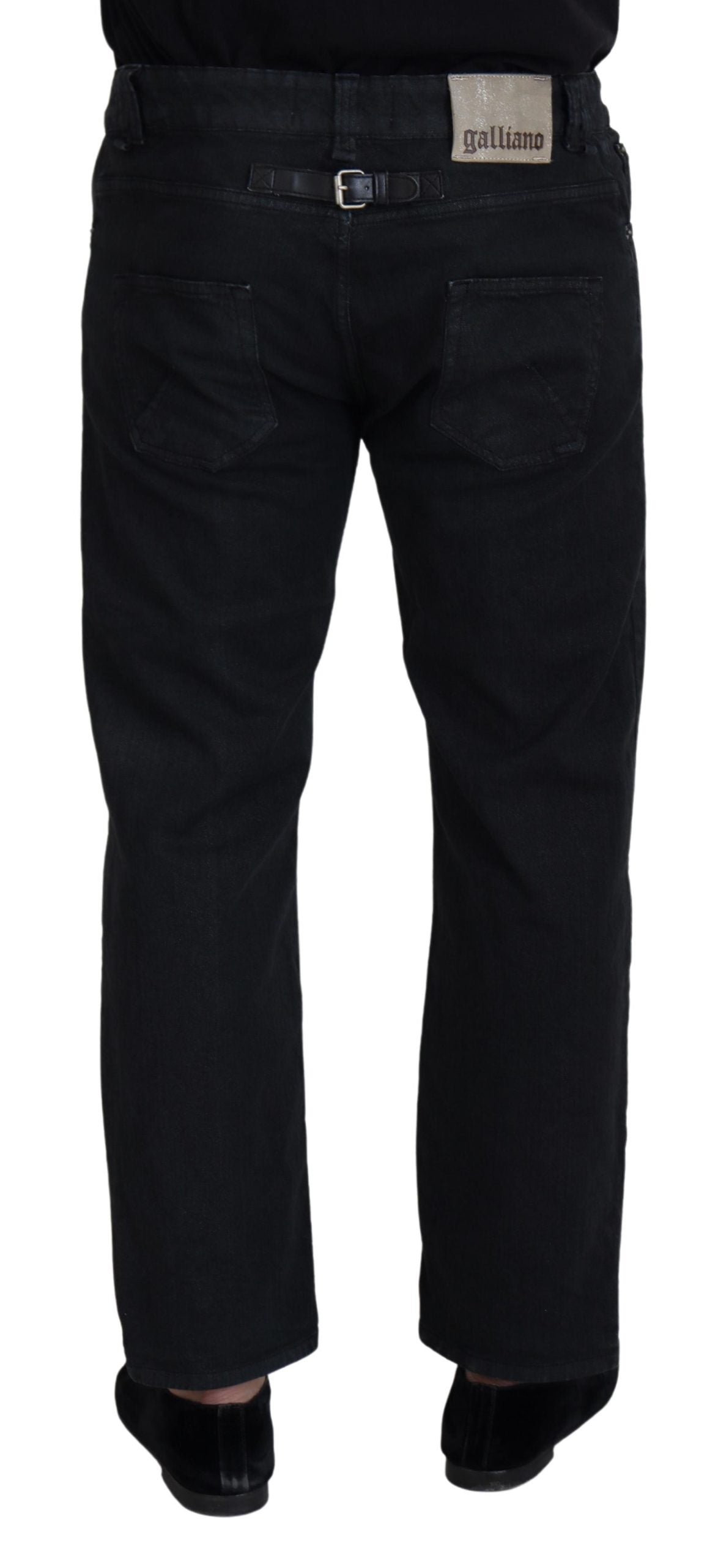 Jean JOHN GALLIANO Homme Noir en Coton