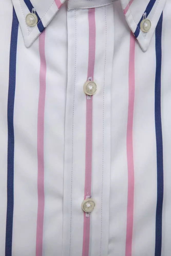 White Cotton Men's Shirt
