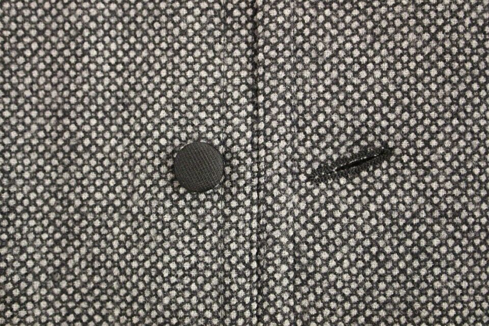 Gray Cotton Blend Logo Vest Gilet Weste