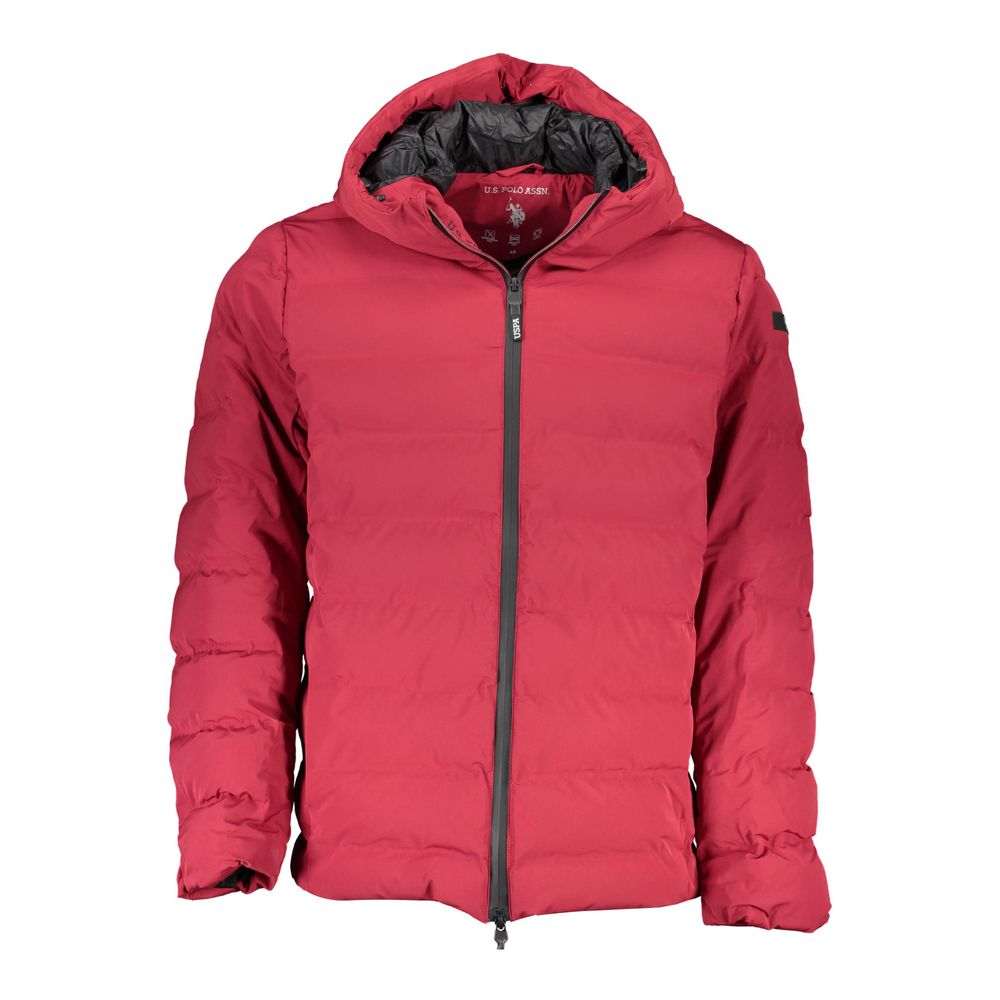 Rosso Poliammide Men Jacket
