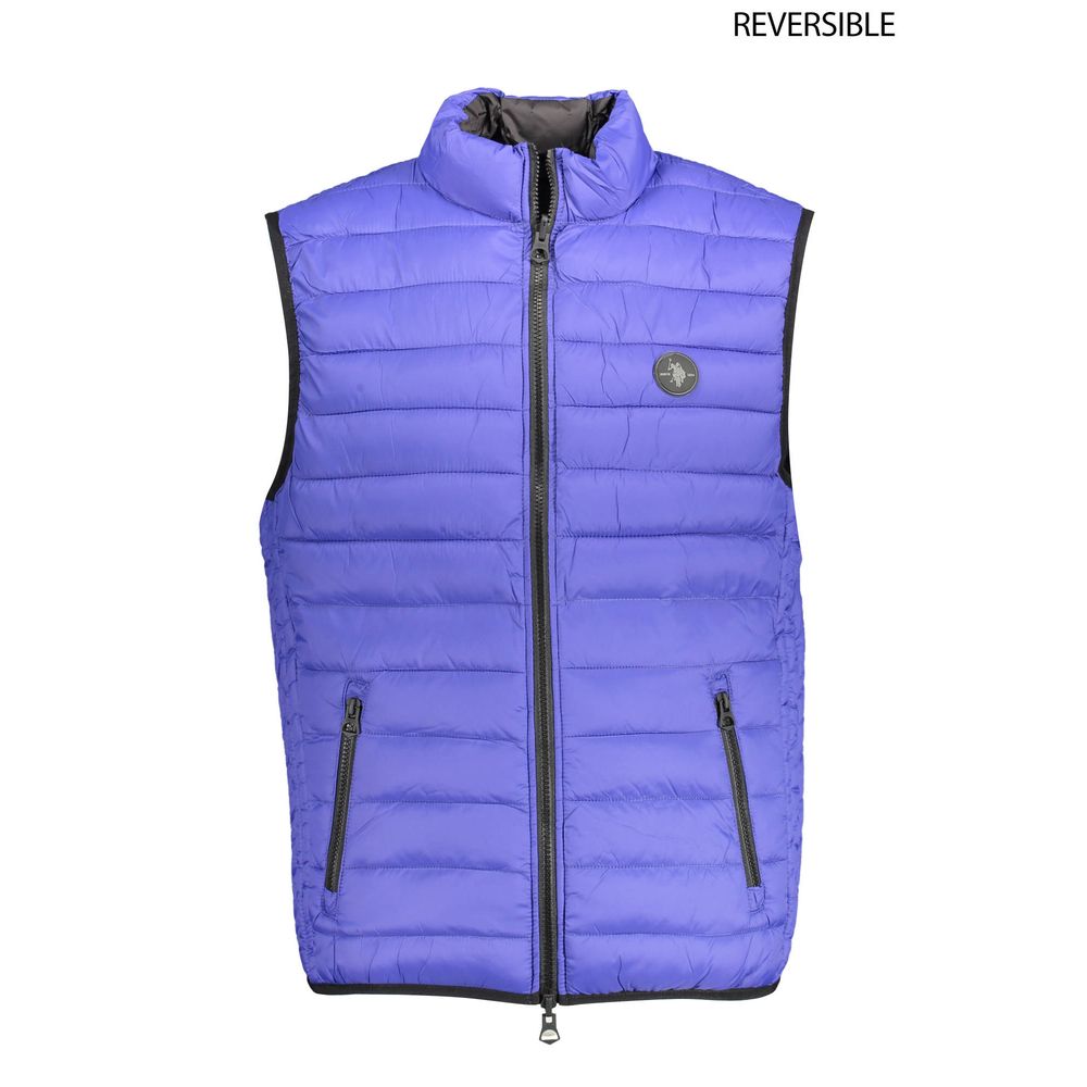 Blue Nylon Men's Vest