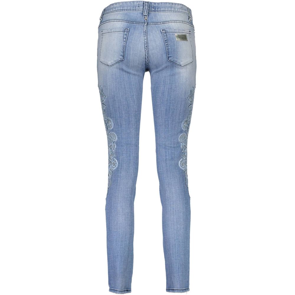 Azzurro Cotton Women Jeans