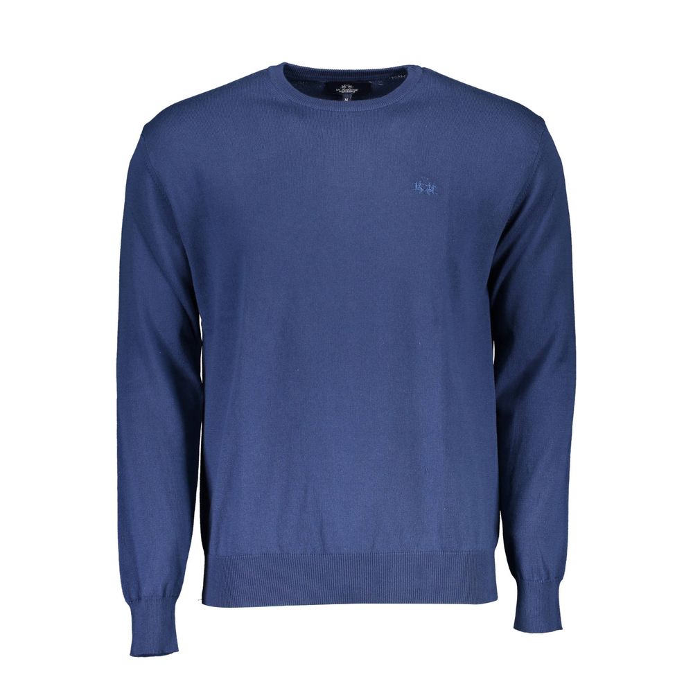 Blue Cotton Men's Sweater